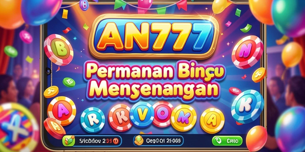 Screenshot gameplay AN777 yang menampilkan aksi seru permainan Bingo.