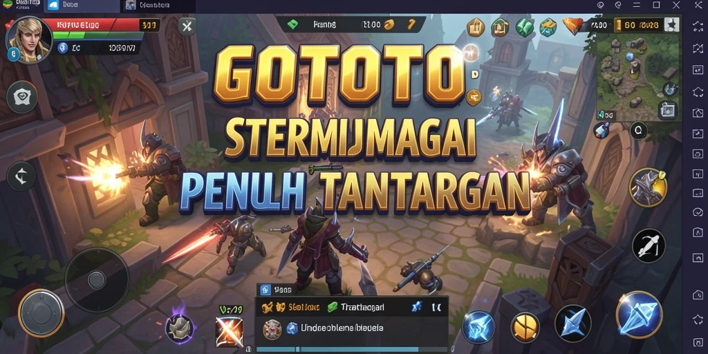 Screenshot menampilkan moment gameplay GOTOTO yang mendebarkan dan strategis.