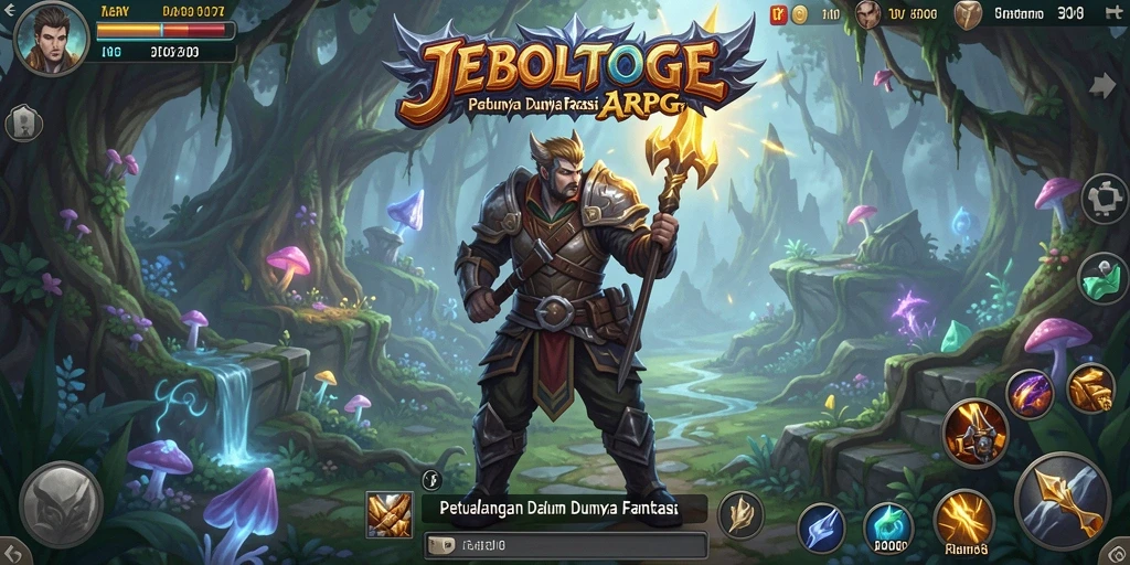 Tampilan gameplay dinamis dalam JEBOLTOGEL yang penuh aksi.
