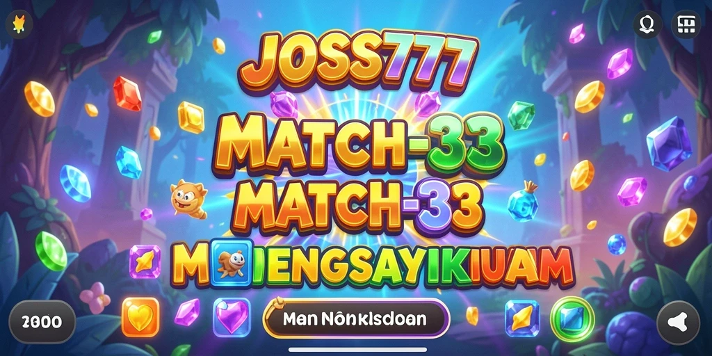 Screenshot gameplay JOSS777 menampilkan karakter ceria dan kombinasi warna yang menarik.