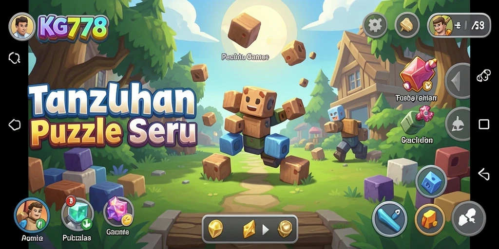 Gambaran gameplay menantang dalam KG778 dengan puzzle menarik.