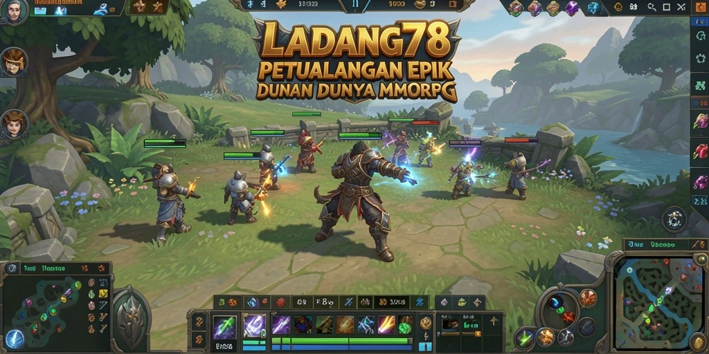 Gameplay yang menarik dan dunia luas dalam LADANG78.