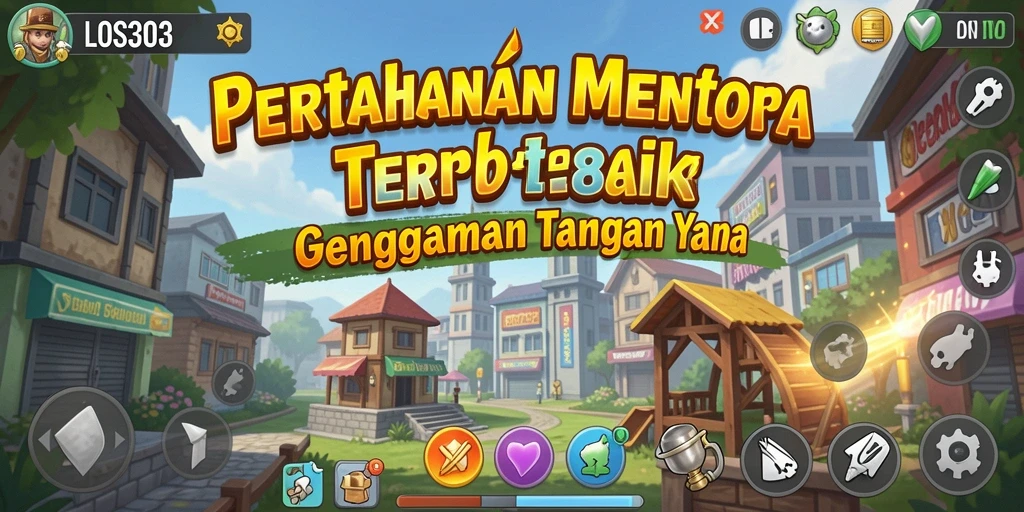 Tampilkan aksi menegangkan di dalam game Tower Defense LOS303.