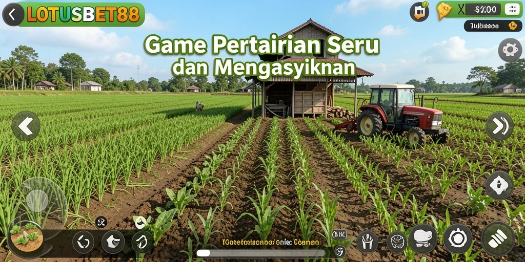 Gameplay seru dengan pertanian dan perawatan hewan.