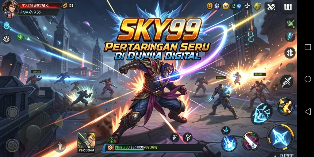 Gameplay seru di SKY99 dengan pertarungan yang mendebarkan.