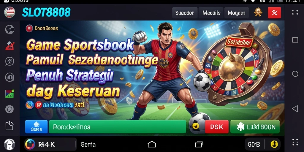 Tampilan mengasyikkan saat bermain di SLOT8808 dengan taruhan langsung.