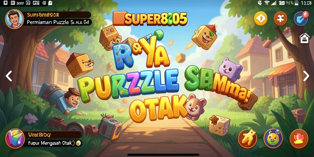 Tampilan gameplay SUPER805 dengan tantangan Puzzle yang menarik.