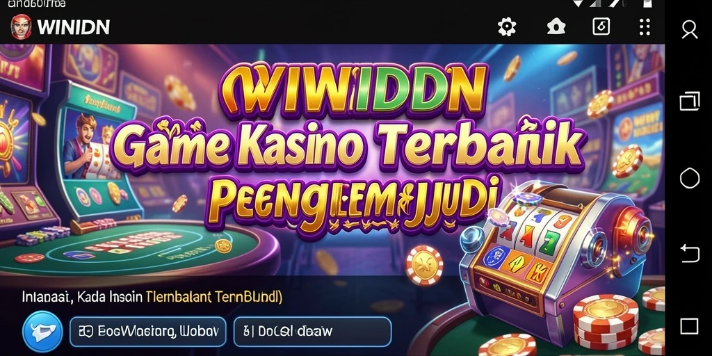 Tampilan utama gameplay WINIDN yang mendebarkan dan interaktif.